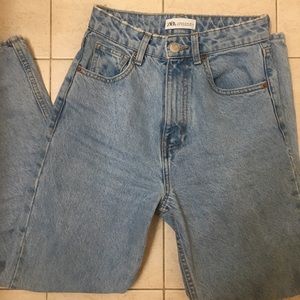 ZARA mom jeans high rise size 0